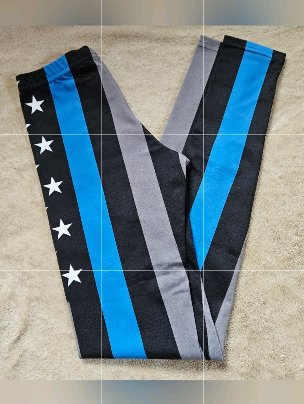 Thin Blue Line Leggings XS - New